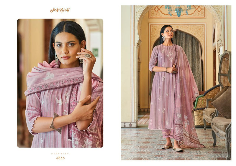 Jay Vijay Sarana Pure Moga Silk Digital Print With Handwork Designer Party Wear Salwar Kameez