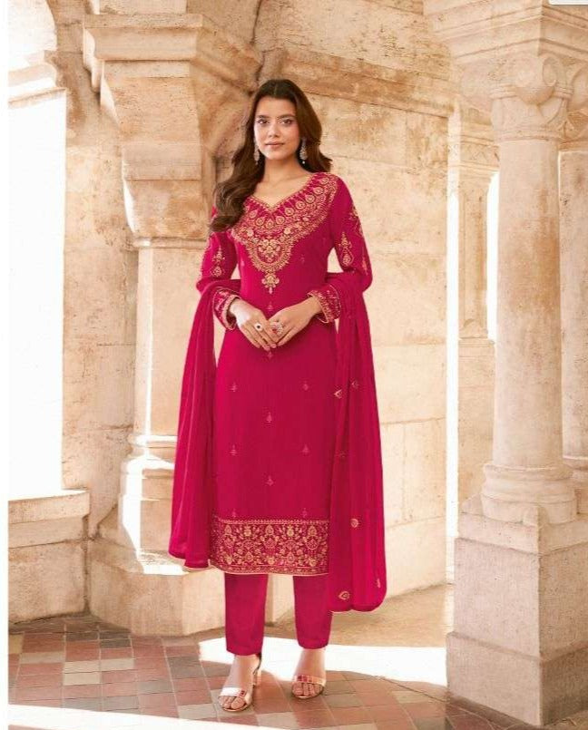 Ashirwad Creation Saarya Georgette Partywear Designer Salwar Suits