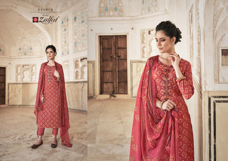 Zulfat Designer Suits Savera Rayon Festive Wear Salwar Suits