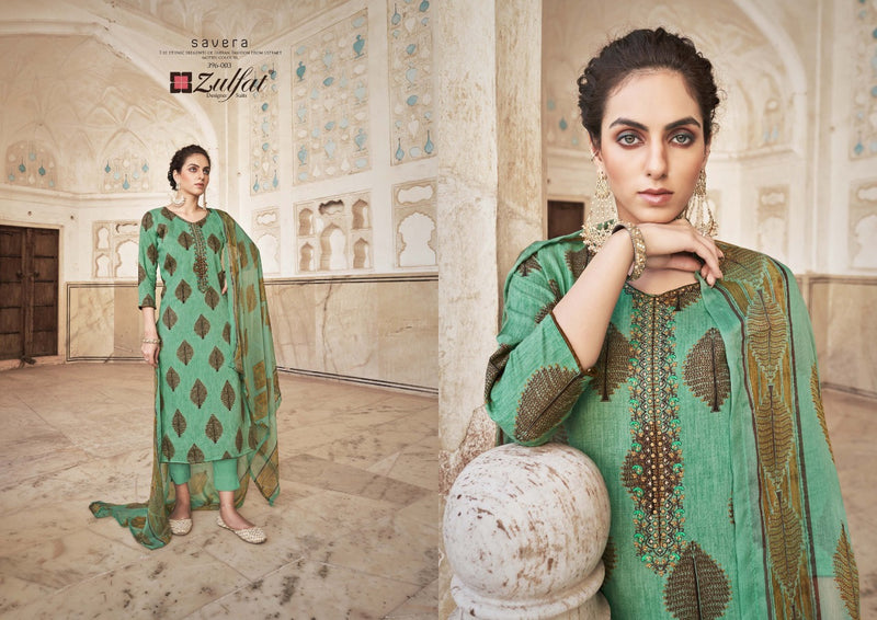Zulfat Designer Suits Savera Rayon Festive Wear Salwar Suits