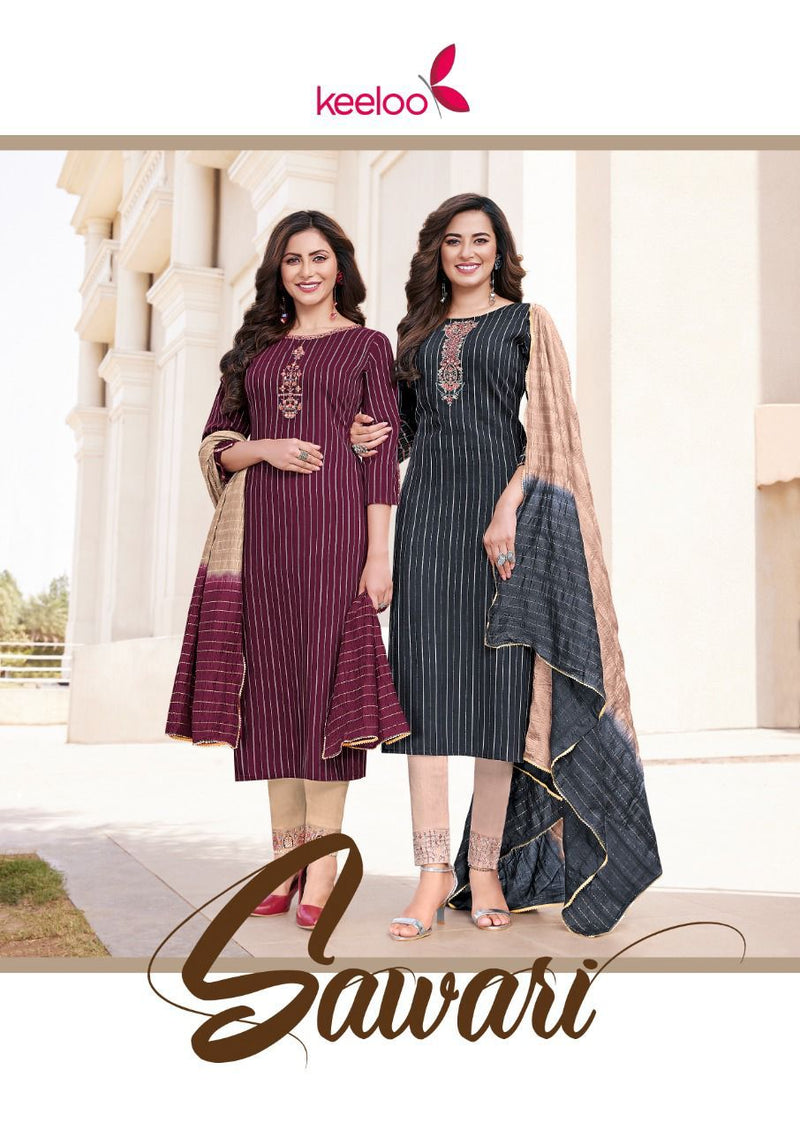 Keeloo Sawari Vol 1 Viscose With Heavy Embroidery Work Stylish Designer Fancy Kurti