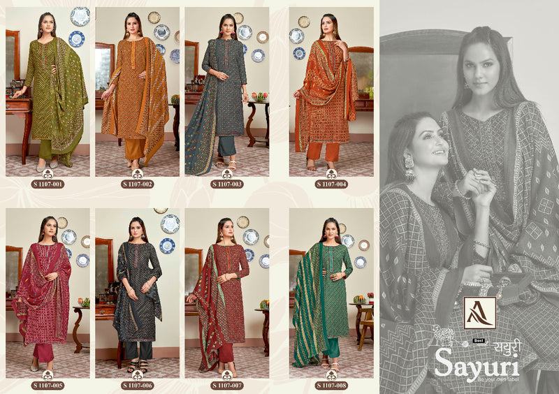 Alok Suit Sayuri Pashmina With Fancy Work Stylish Designer Festive Wear Salwar Kameez