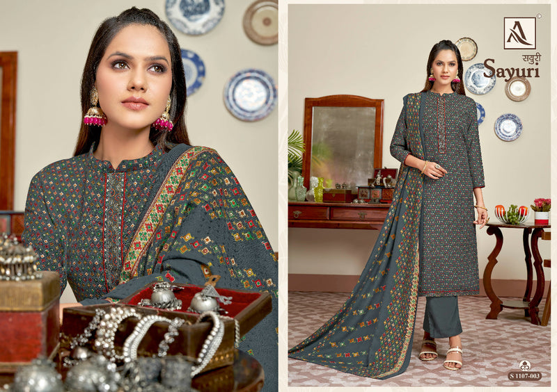 Alok Suit Sayuri Pashmina With Fancy Work Stylish Designer Festive Wear Salwar Kameez