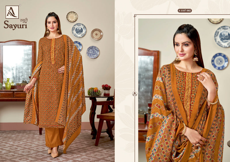 Alok Suit Sayuri Pashmina With Fancy Work Stylish Designer Festive Wear Salwar Kameez