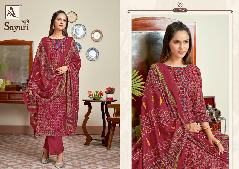 Alok Suit Sayuri Pashmina With Fancy Work Stylish Designer Festive Wear Salwar Kameez