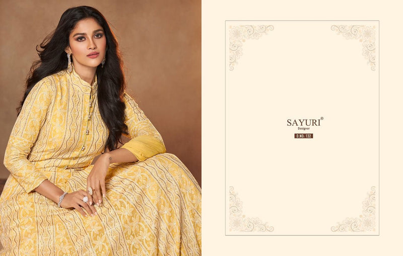 Sayuri Designer Afreen Real Georgette Wedding Wear Beautiful Collections Of Salwar Suits