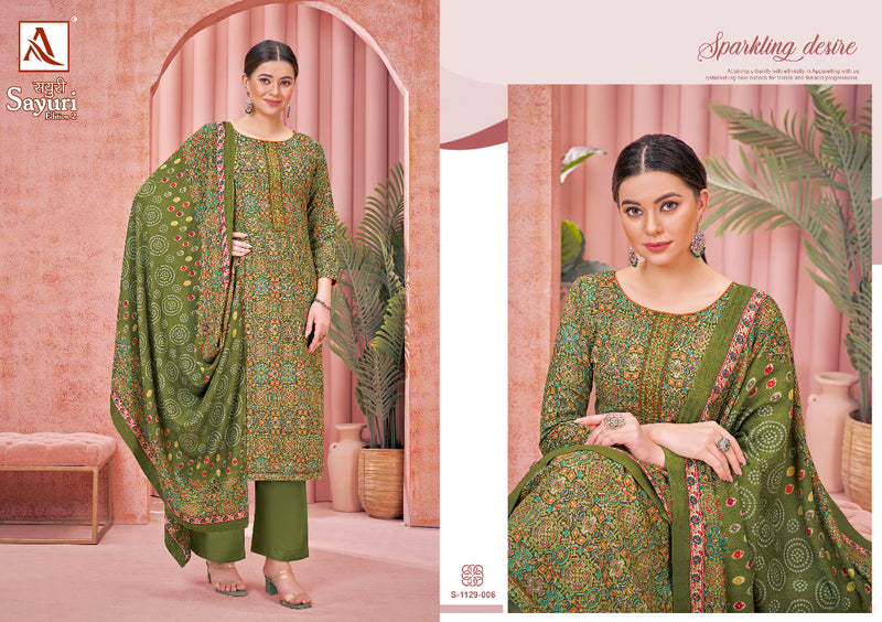 Alok Suit Sayuri Vol 2 Pashmina With Beautiful Printed Work Stylish Designer Salwar Kameez