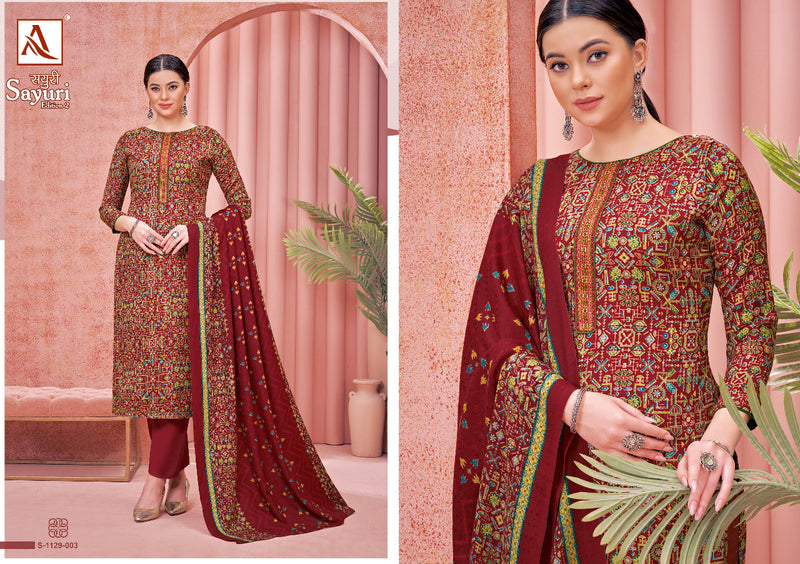 Alok Suit Sayuri Vol 2 Pashmina With Beautiful Printed Work Stylish Designer Salwar Kameez