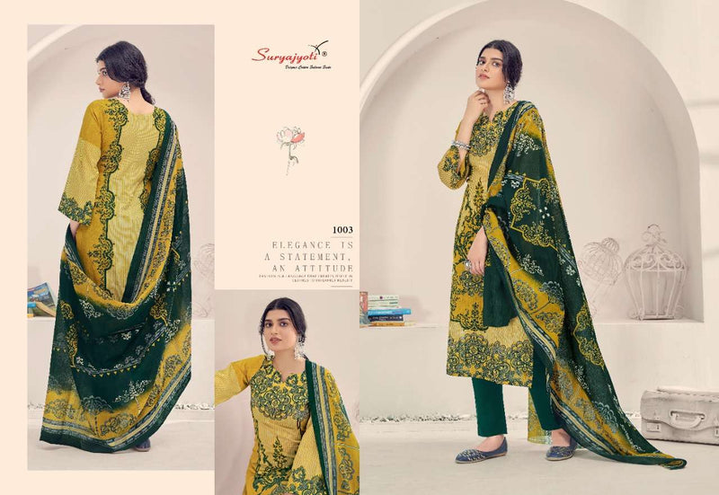 Surya Jyoti Seerat Vol 1 Cambric Cotton Fancy Party Wear Ready Made Salwar Suits With Digital Print