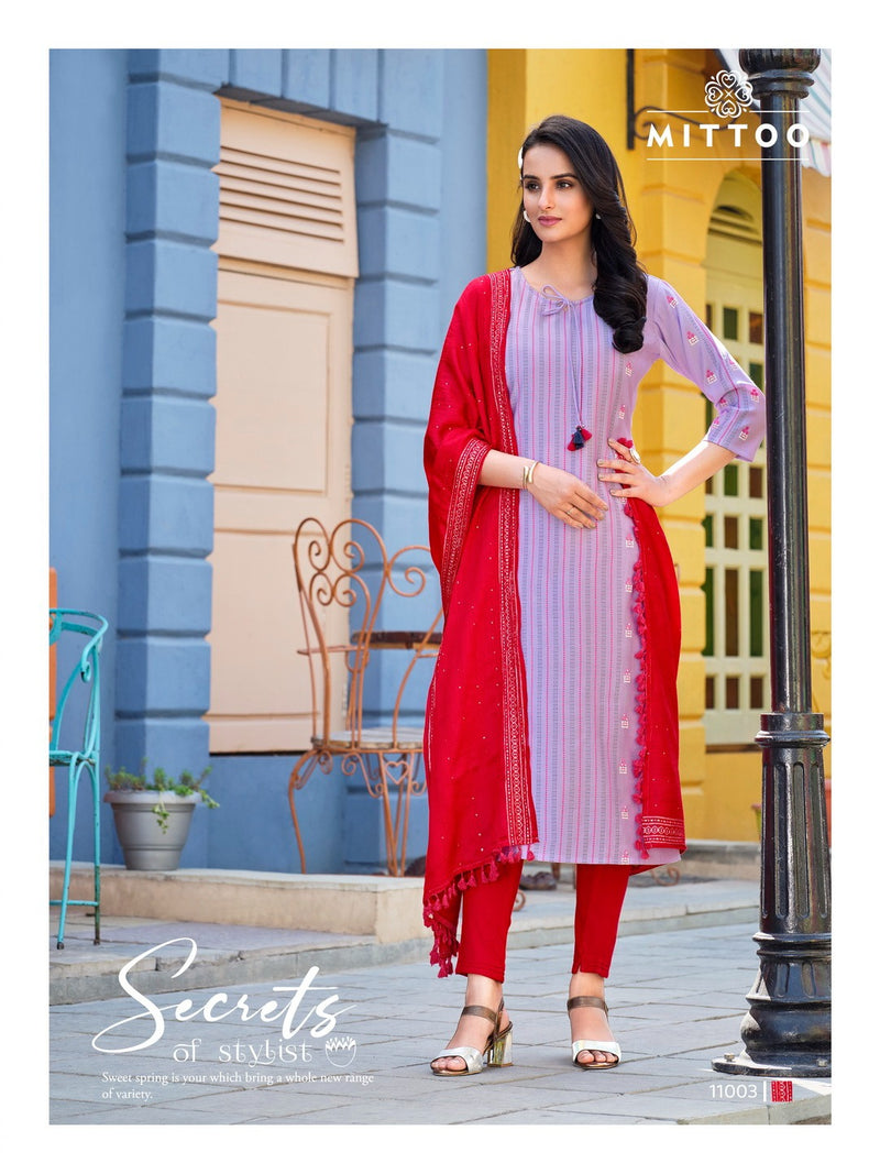 Mittoo Selina Viscose Print Partywear Designer Kurti