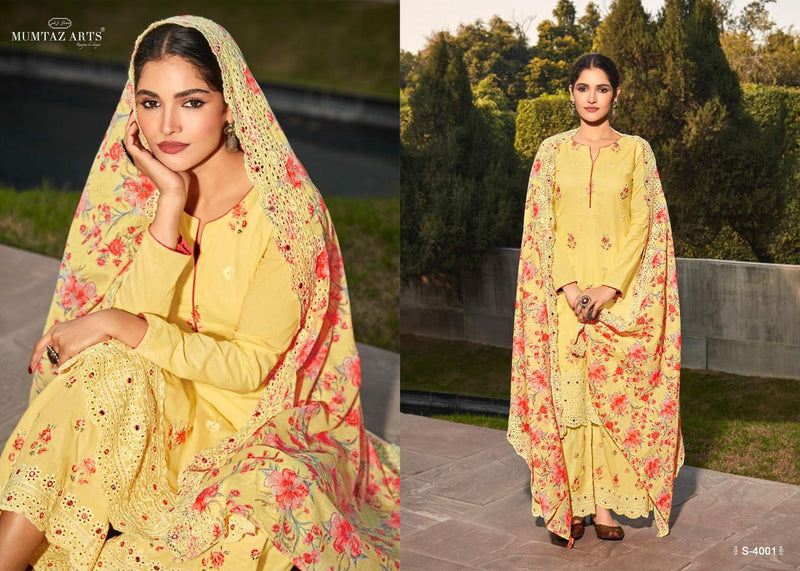 Mumtaz Arts Shades Of Summer Lawn With Embroidery Designer Party Wear Salwar Kameez