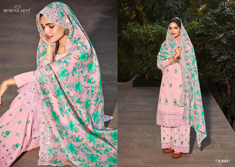 Mumtaz Arts Shades Of Summer Lawn With Embroidery Designer Party Wear Salwar Kameez