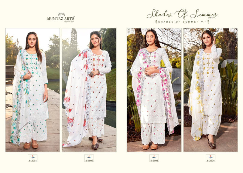 Mumtaz Arts Shades Of Summer Vol 1 Lawn Cotton Designer Party Wear Salwar Kameez