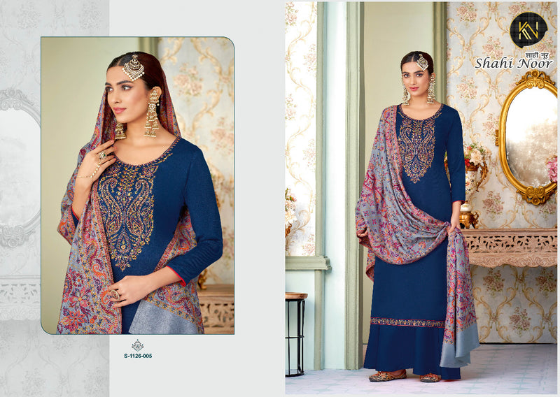 Alok Suit Shahi Noor Pashmina With Heavy Embroidery Work Stylish Designer Casual Wear Salwar Kameez