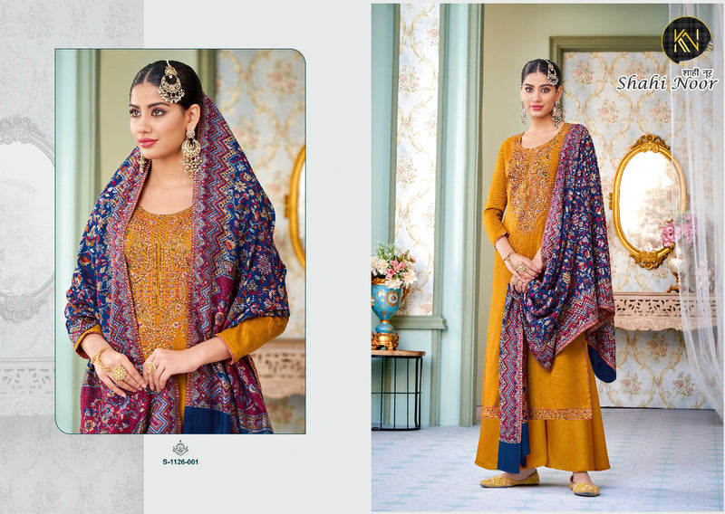 Alok Suit Shahi Noor Pashmina With Heavy Embroidery Work Stylish Designer Casual Wear Salwar Kameez