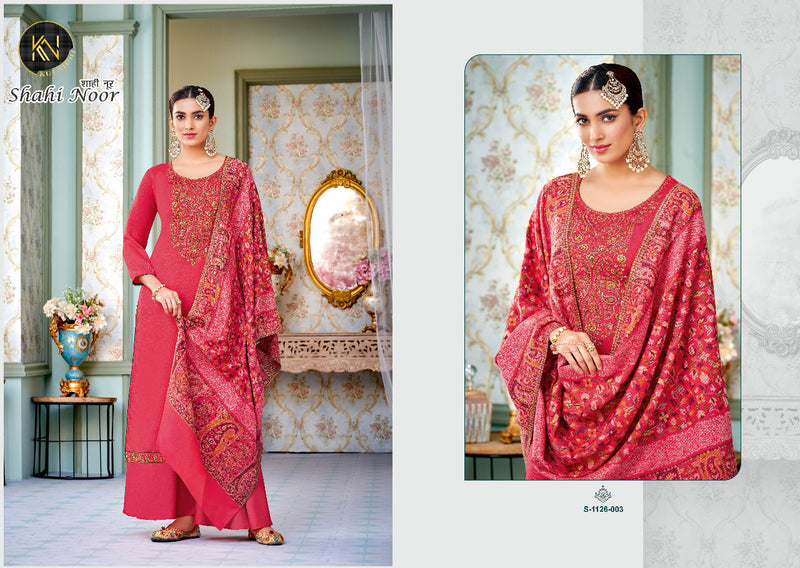 Alok Suit Shahi Noor Pashmina With Heavy Embroidery Work Stylish Designer Casual Wear Salwar Kameez