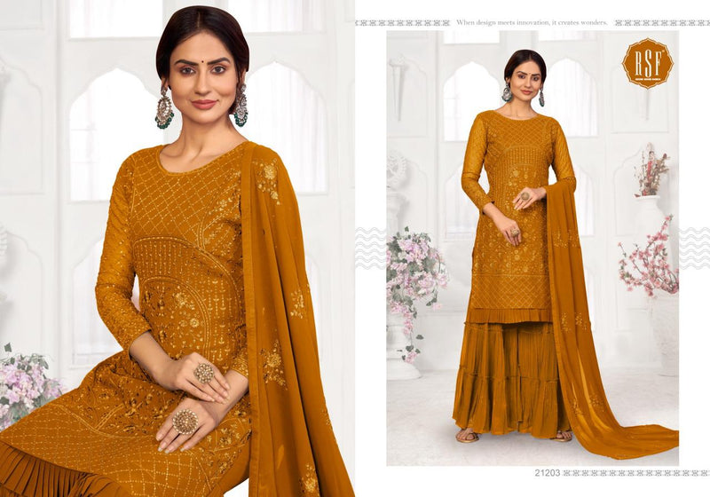 Rsf Shahin Faux Geogette Party Wear Salwar Suit