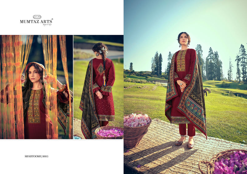 Mumtaz Arts Shahtoosh Lawn Cotton  Party Wear Salwar Suits With Beautiful Embroidery & Digital Prints