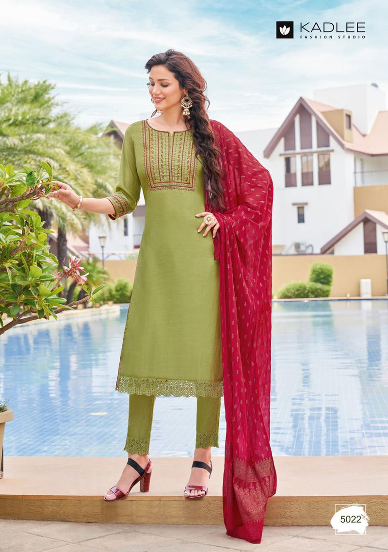 Kadlee Fashion Shanaya Vol 4 Viscose With Heavy Embroidery Work Stylish Designer Fancy Kurti