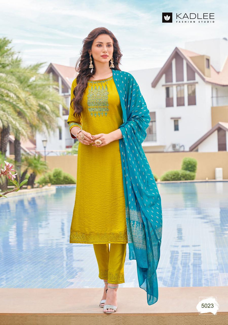 Kadlee Fashion Shanaya Vol 4 Viscose With Heavy Embroidery Work Stylish Designer Fancy Kurti