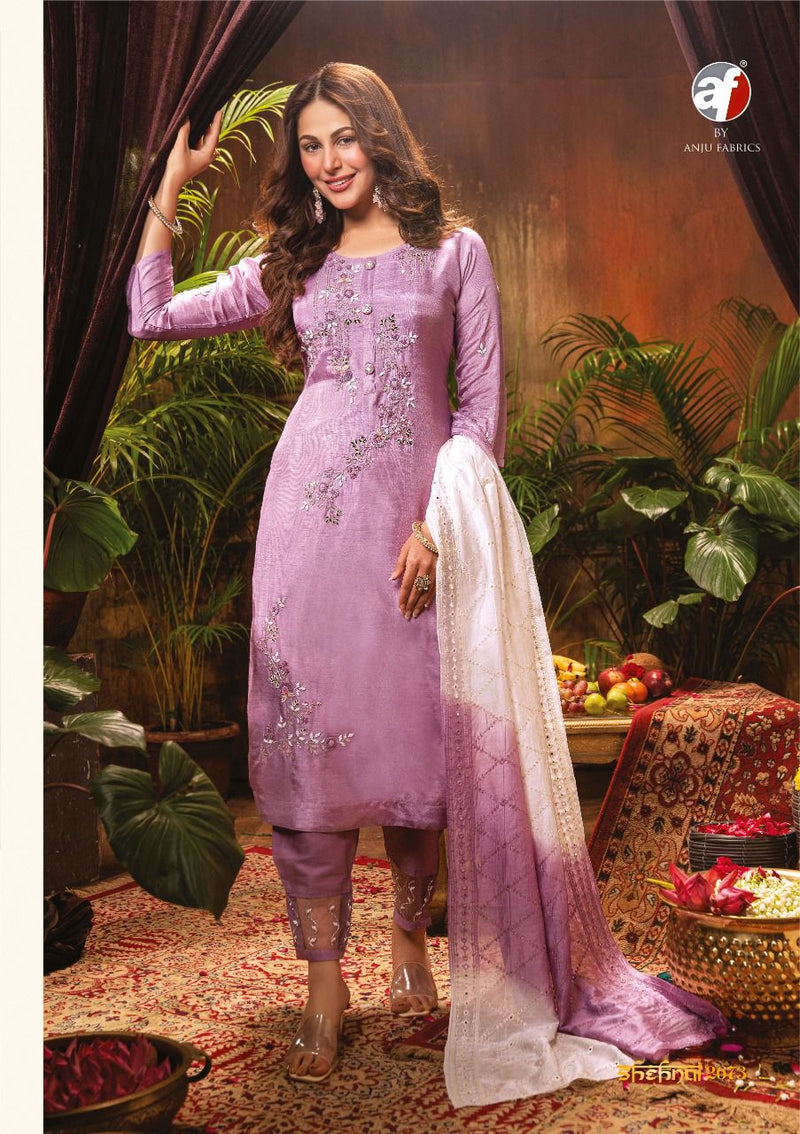 Anju Fabs Shehnai Vol 4 Viscose With Heavy Embroidery Work Stylish Designer Party Wear Fancy Kurti