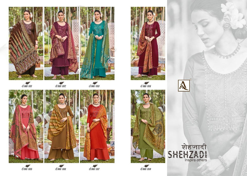 Alok Suits Shehzadi Jam Cotton Festive Wear Salwar Suits With Beautiful  Fancy Embroidery