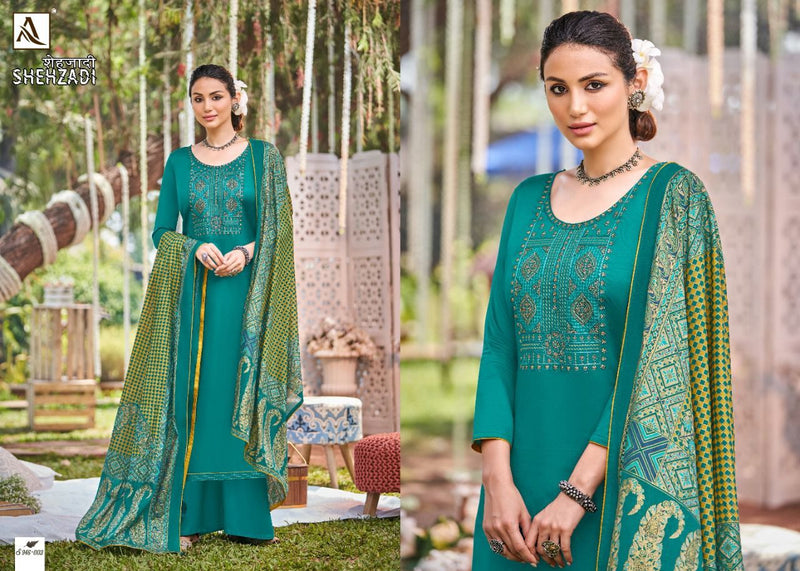 Alok Suits Shehzadi Jam Cotton Festive Wear Salwar Suits With Beautiful  Fancy Embroidery
