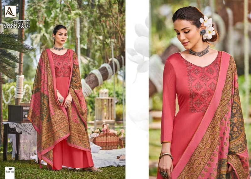 Alok Suits Shehzadi Jam Cotton Festive Wear Salwar Suits With Beautiful  Fancy Embroidery