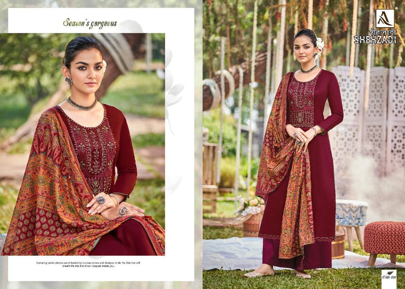 Alok Suits Shehzadi Jam Cotton Festive Wear Salwar Suits With Beautiful  Fancy Embroidery