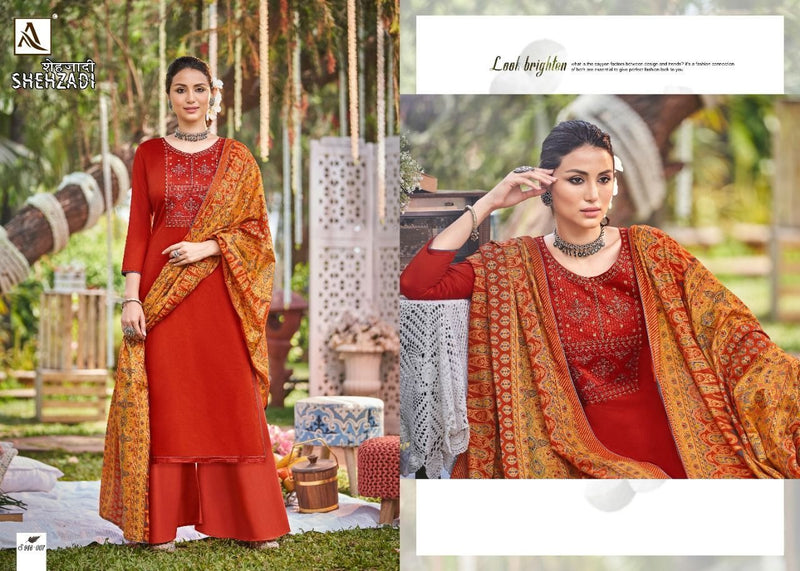 Alok Suits Shehzadi Jam Cotton Festive Wear Salwar Suits With Beautiful  Fancy Embroidery