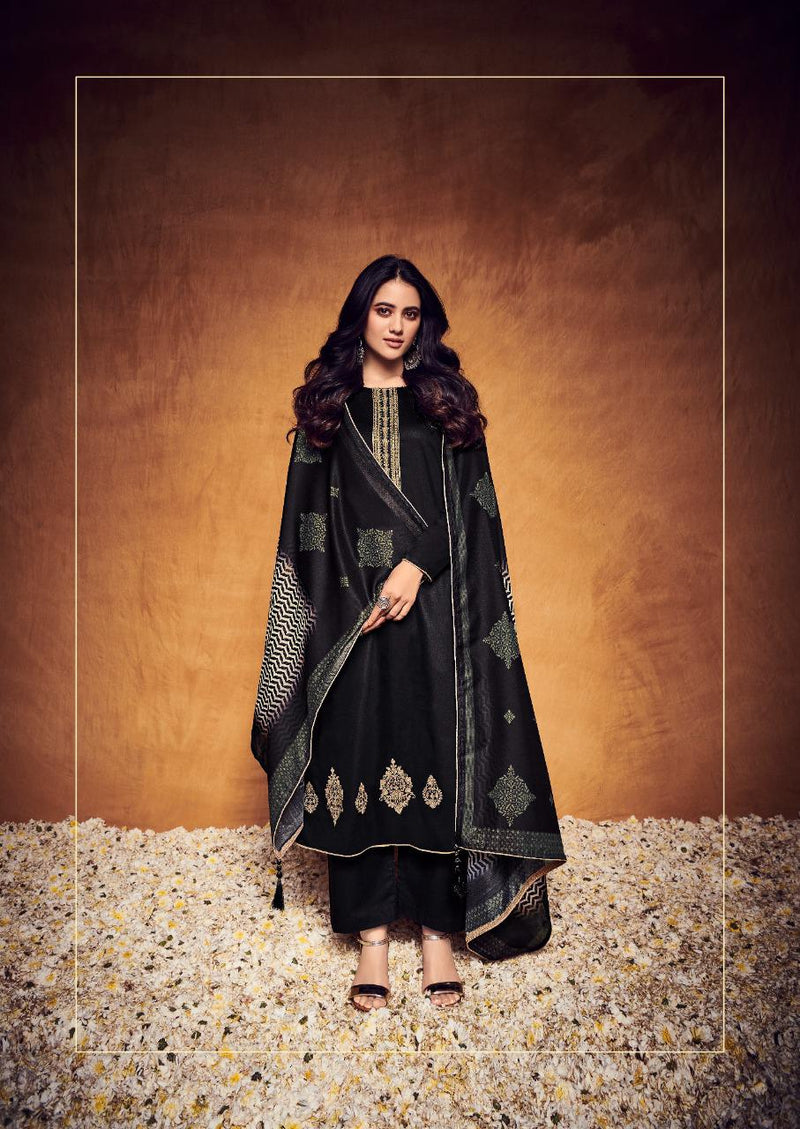 Hermitage Clothing Shezan Jam Satin Embroidery Party Wear Salwar Suits