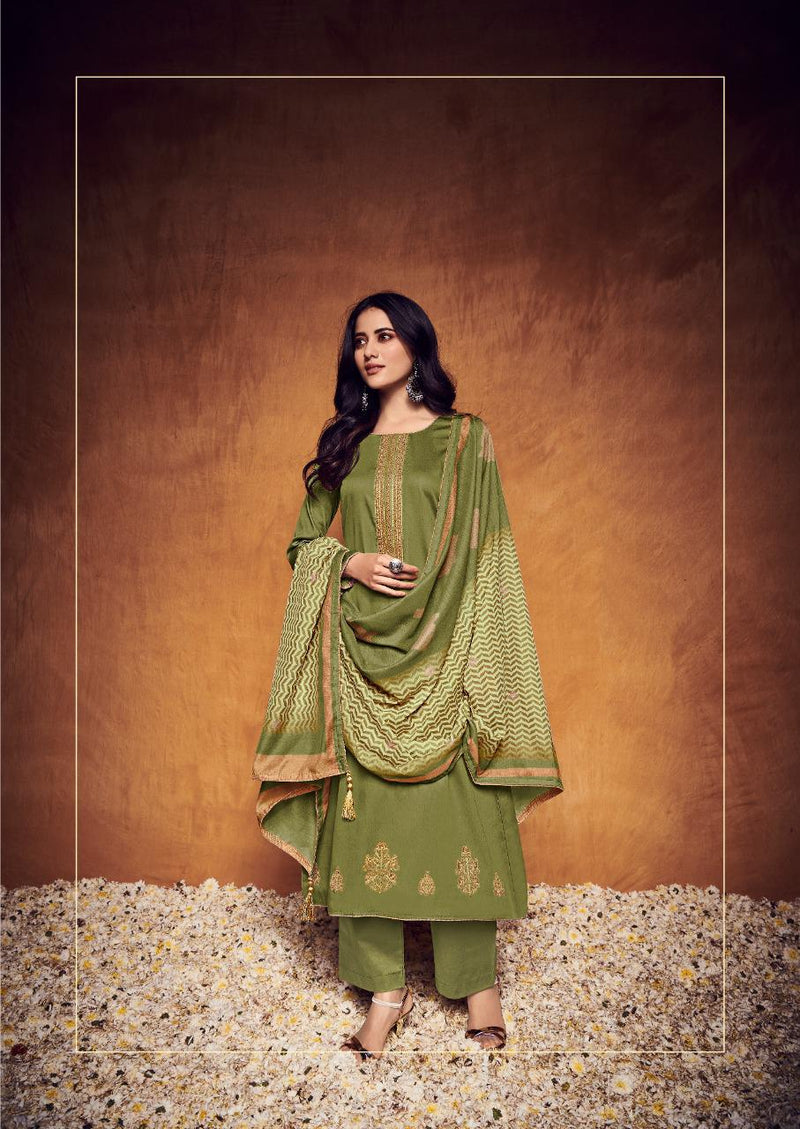 Hermitage Clothing Shezan Jam Satin Embroidery Party Wear Salwar Suits