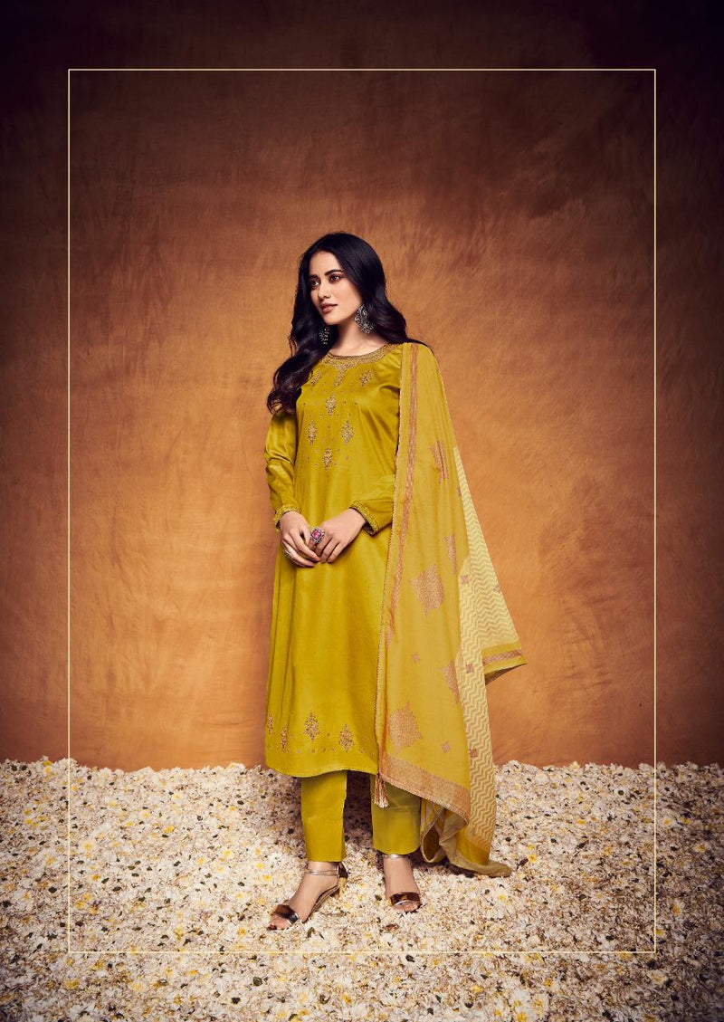 Hermitage Clothing Shezan Jam Satin Embroidery Party Wear Salwar Suits