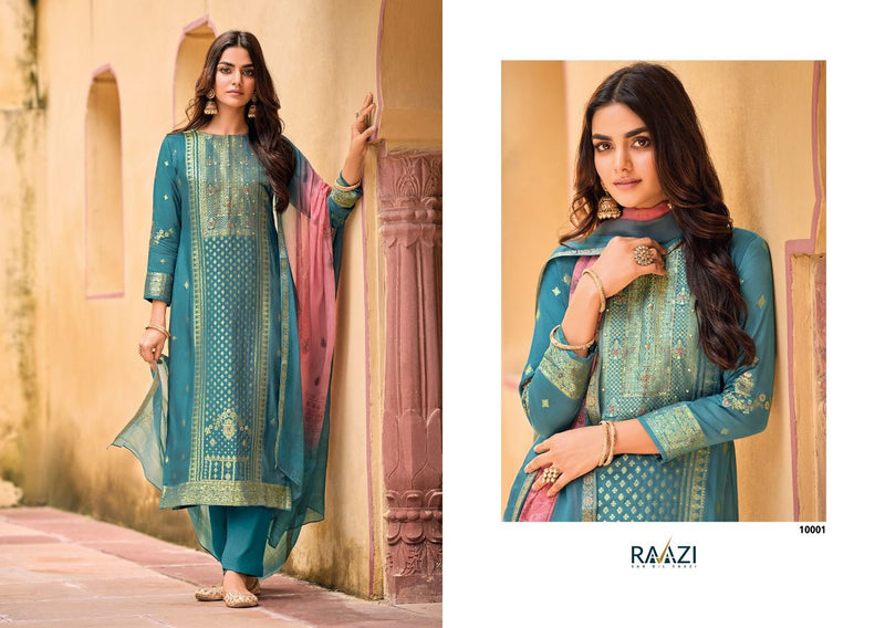 Rama Fashion Shiddat Jacquard Fancy With Embroidery Work Stylish Designer Festive Wear Salwar Kameez