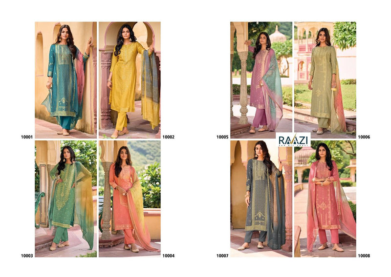 Rama Fashion Shiddat Jacquard Fancy With Embroidery Work Stylish Designer Festive Wear Salwar Kameez