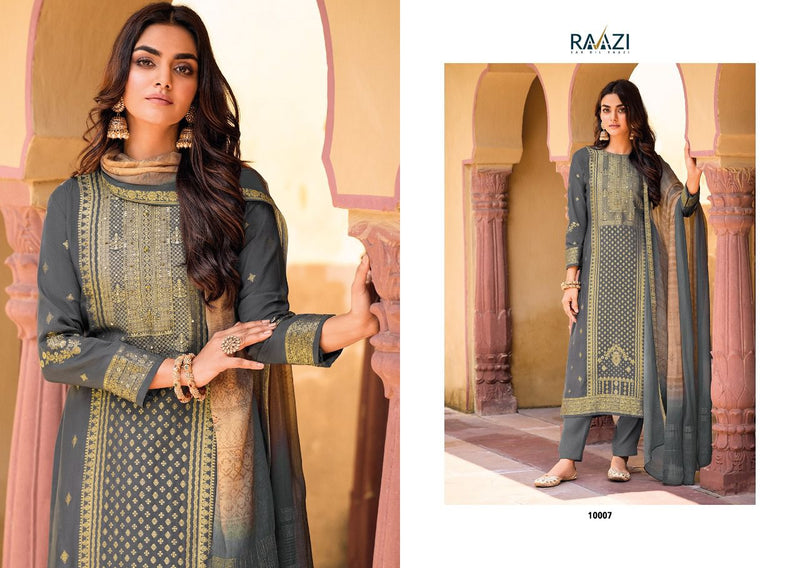 Rama Fashion Shiddat Jacquard Fancy With Embroidery Work Stylish Designer Festive Wear Salwar Kameez