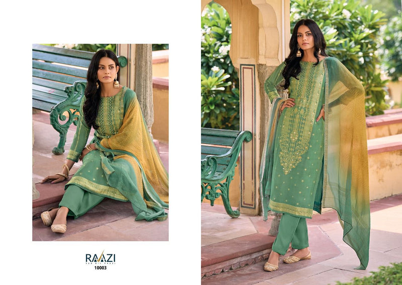 Rama Fashion Shiddat Jacquard Fancy With Embroidery Work Stylish Designer Festive Wear Salwar Kameez