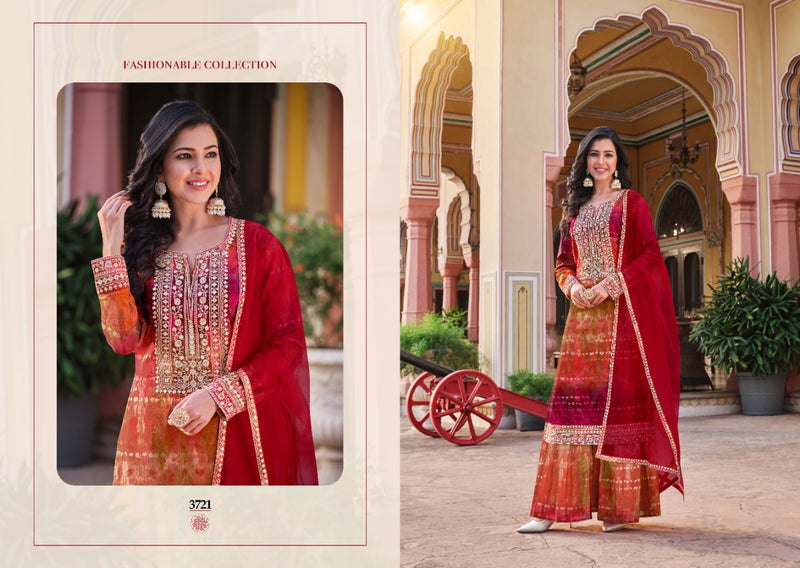 Rangoon Shiddat Muslin With Fancy Work Stylish Designer Festive Wear Kurti