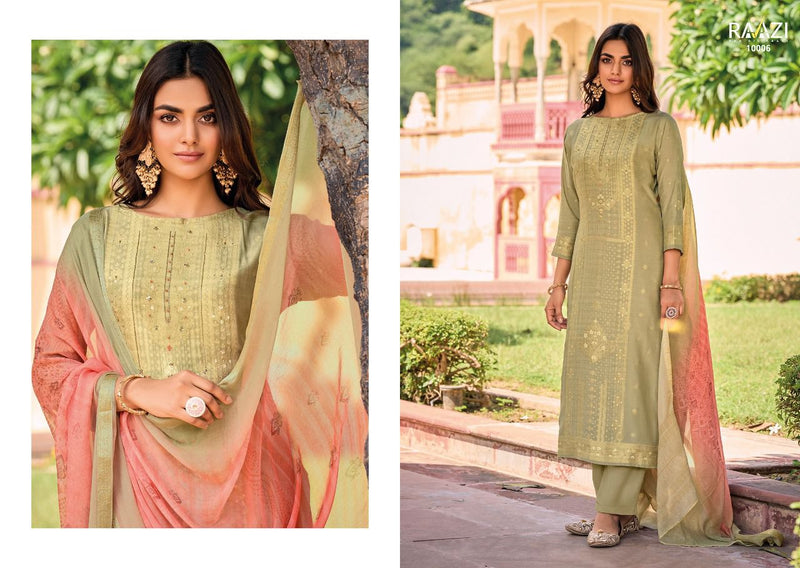 Rama Fashion Shiddat Jacquard Fancy With Embroidery Work Stylish Designer Festive Wear Salwar Kameez