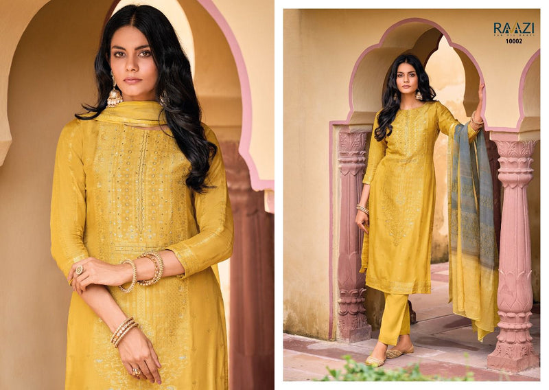 Rama Fashion Shiddat Jacquard Fancy With Embroidery Work Stylish Designer Festive Wear Salwar Kameez