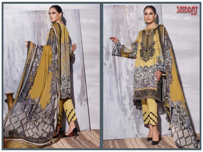 Agha Noor Shiddat Vol 2 Jam Satin Cotton Printed Pakistani Style Salwar Suits