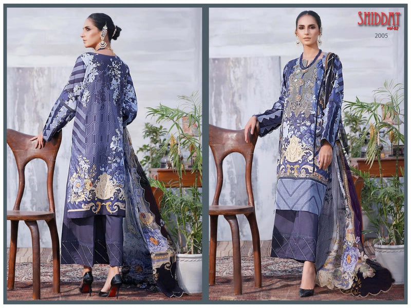 Agha Noor Shiddat Vol 2 Jam Satin Cotton Printed Pakistani Style Salwar Suits