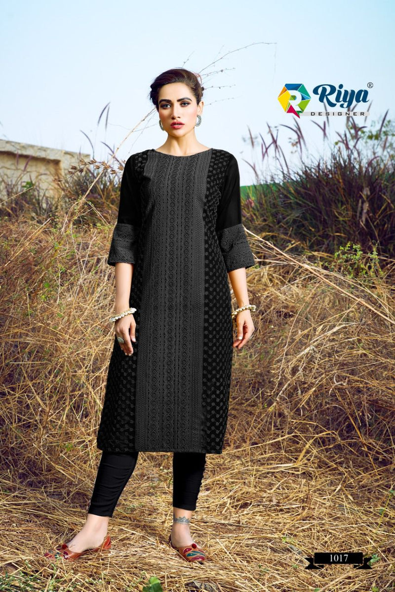 Riya Designer Shifali Pure Georgette Fancy Casual Wear Kurtis