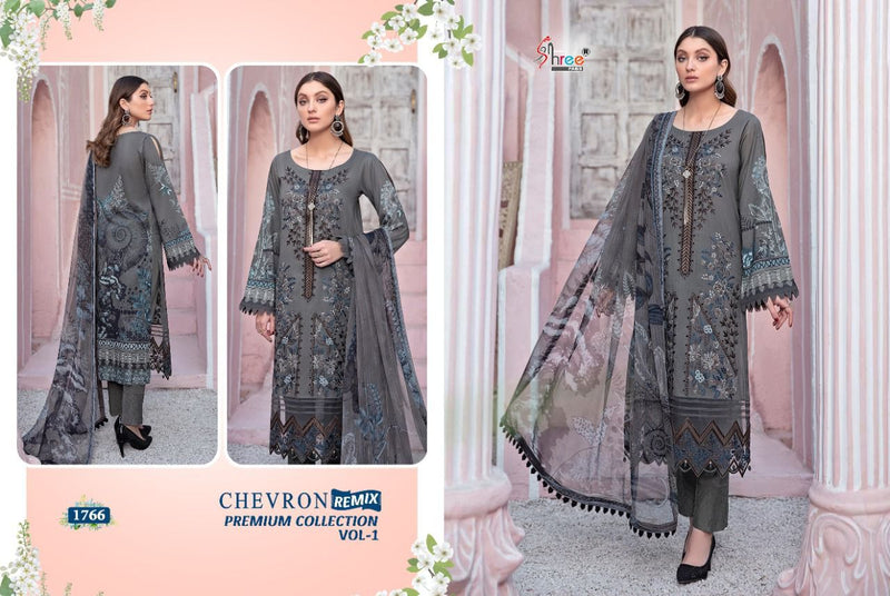 Shree Fab Chevron Remix Premium Collection Vol 1 Lawn Cotton Pakistani Style Party Wear Salwar Kameez