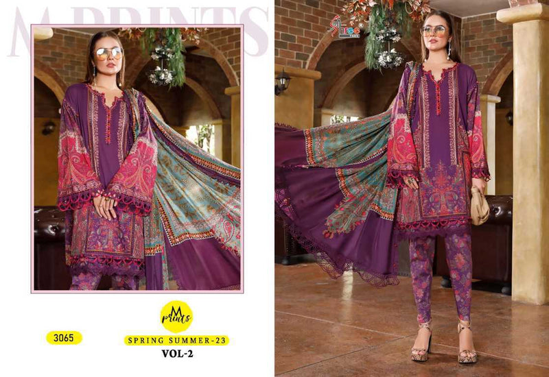 Shree Fabs M Print Spring Summer 23 Vol 2 Cotton Printed Embroidery Patches Printed Designer Salwar Suit