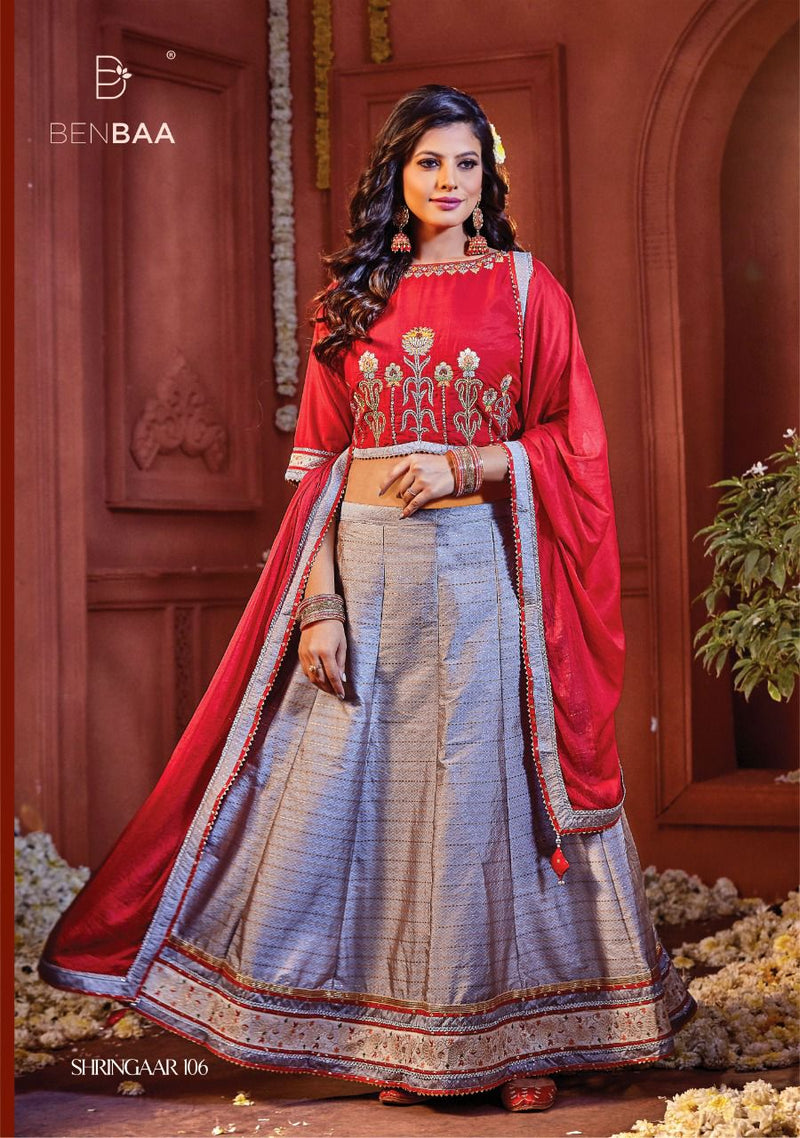 Kiana House Of Fashion Shringaar Heavy Muslin Fancy Stylish Ready Made Wedding Wear Lehenga Choli