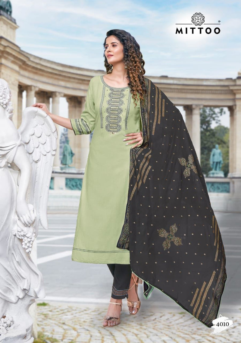 Mittoo Shringar Vol 2 Viscose Fancy Designer Party Wear Kurtis With Set Of Bottom & Dupatta