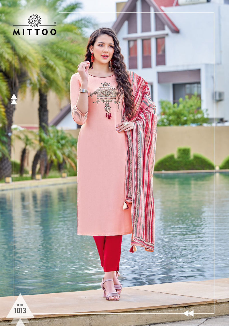 Mittoo Shringar Vol 6 Viscose With Heavy Fancy Embroidery Work Stylish Designer Casual Wear Kurti