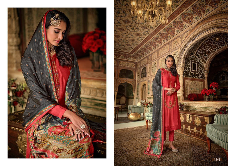 Aiqa Lifestyle Silk Of Kashmir Vol 2 Muslin Silk Designer Embroidered Party Wear Salwar Kameez