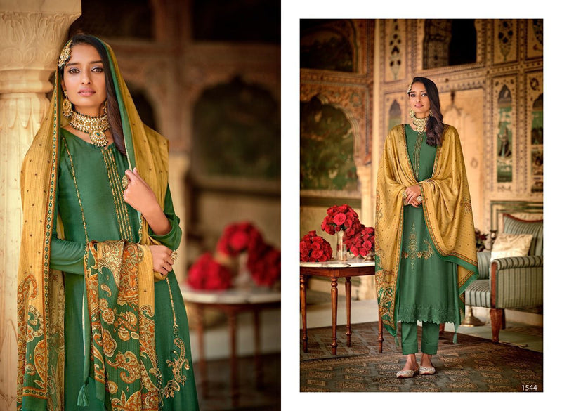 Aiqa Lifestyle Silk Of Kashmir Vol 2 Muslin Silk Designer Embroidered Party Wear Salwar Kameez